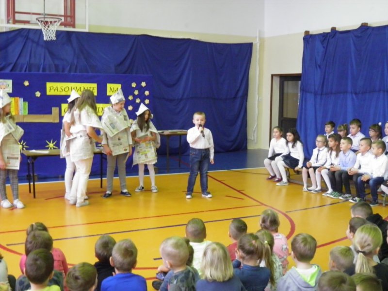 Pasowanie na ucznia klasy I.